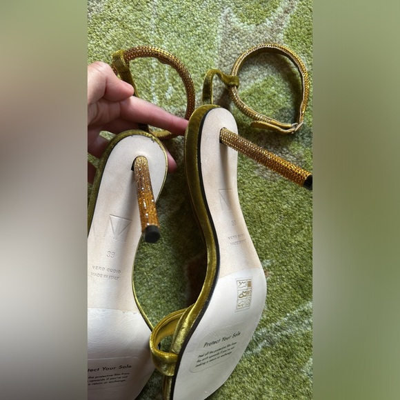 Tamara Mellon Stellar Sandals Topez Crystal Heels- size 39 - Picture 6 of 7